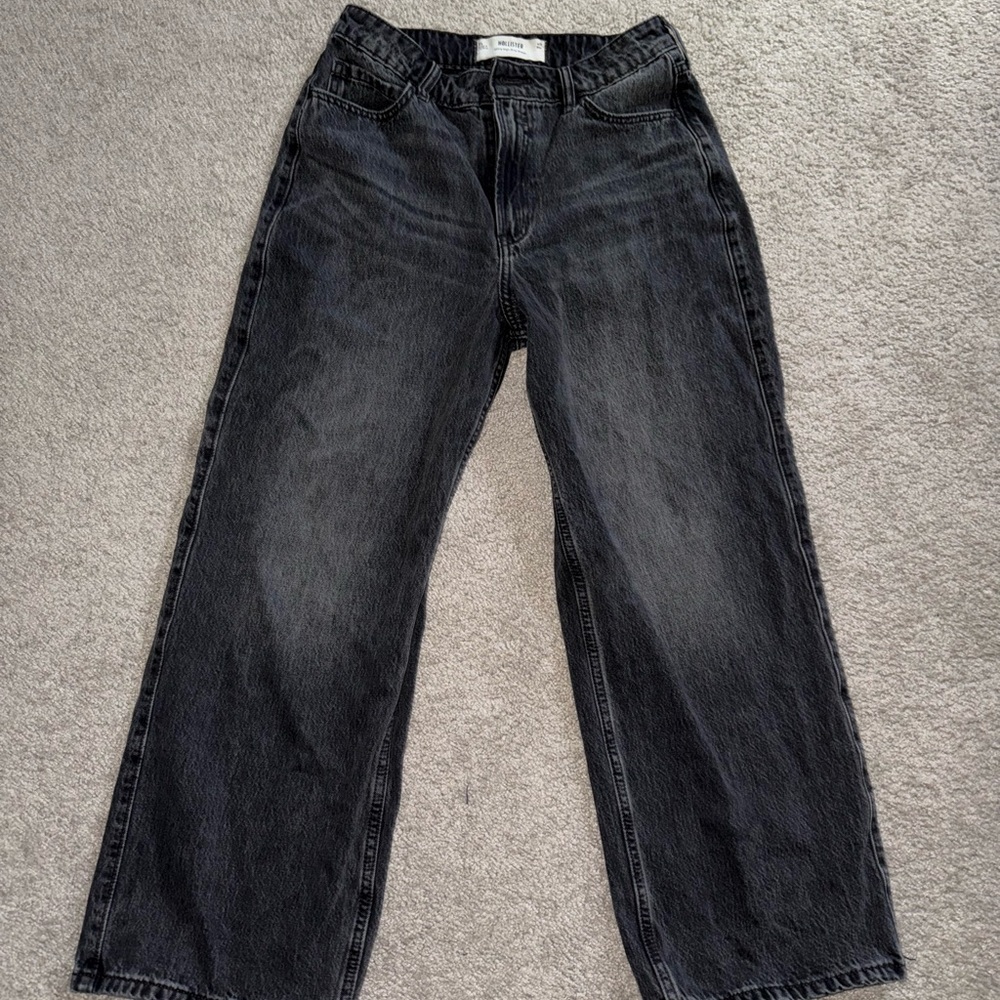 Hollister Dark Gray Relaxed Jeans